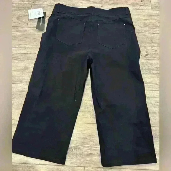 NEW 89th & Maddison black business capri pants size 10 - Picture 4 of 4
